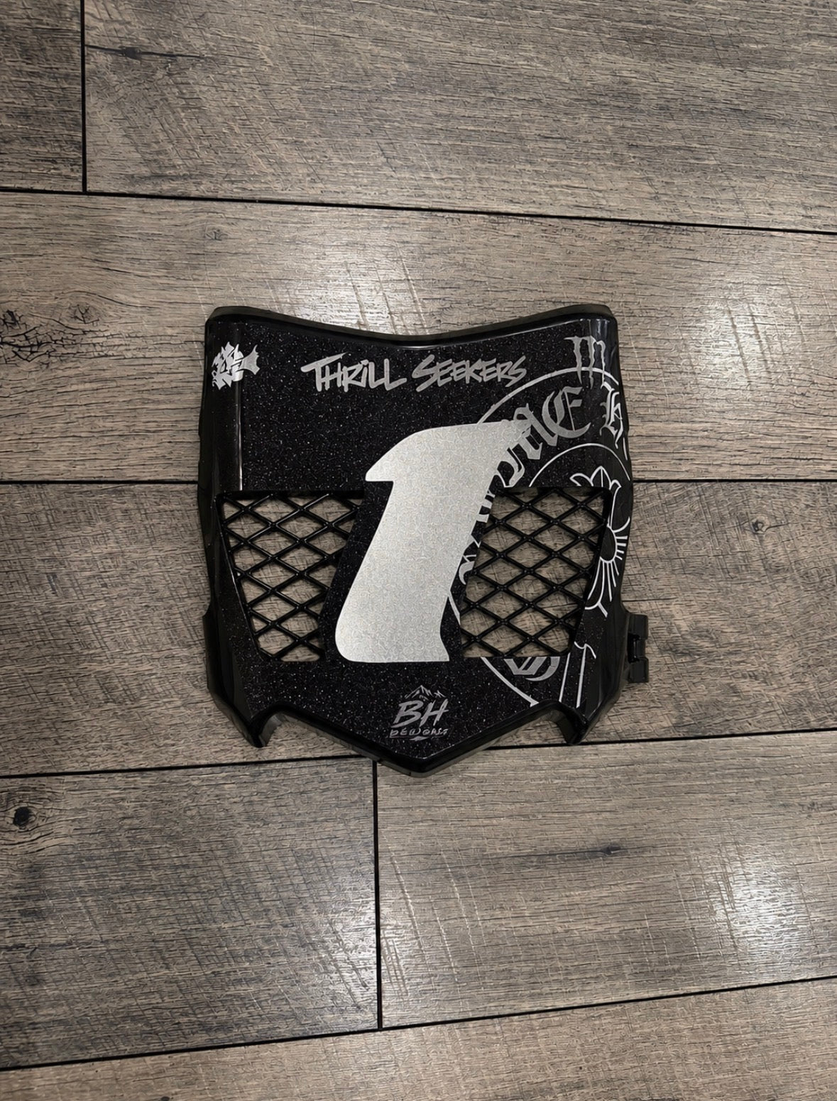 Chrome Hearts vented plate