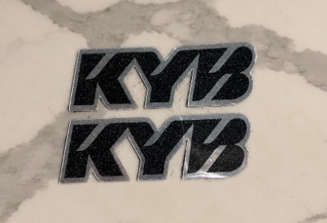 KYB sparkly fork stickers (Pack of 2)